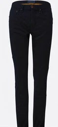 Schwarze Jeans mit Schlitz