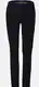 Schwarze Jeans mit Schlitz