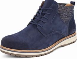 Dunkelblaue Winterstiefel