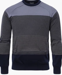 Graue Wollpullover
