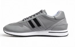 Dunkelgraue, Graue Schmale Sneakers
