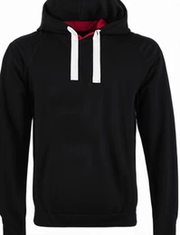 Schwarze Strick Hoodies