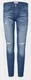 Dunkelblaue Ripped Jeans