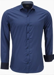 Dunkelblaue Business Hemden