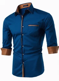 Dunkelblaue Business Hemden