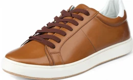 Braune Leder Sneaker