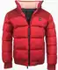 Rote Winterjacken