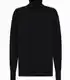 Schwarze Rollkragenpullover für Männer