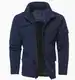 Dunkelblaue Outdoorjacken