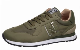 Dunkelgrüne Schmale Sneakers