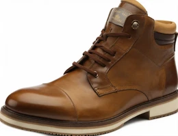 Dunkelbraune Herbst Stiefeletten