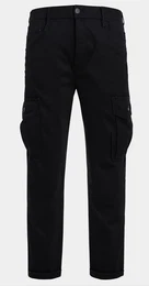 Schwarze Cargohosen