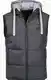 Graue Puffer Westen Graue Puffer Westen