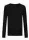 Schwarze Wollpullover