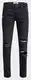 Schwarze Ripped Jeans