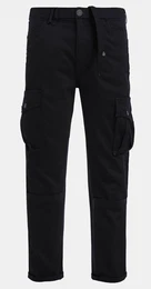Schwarze Cargohosen