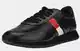 Schwarze Leder Sneaker