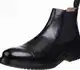 Schwarze Lederstiefeletten