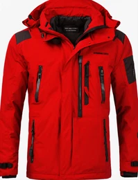 Rote Skijacken
