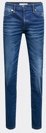 Blaue Bootcut Jeans