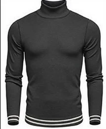 Graue Rollkragenpullover