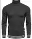 Graue Rollkragenpullover