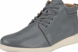 Graue Stiefeletten