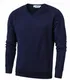Blaue Kaschmirpullover