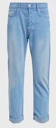 Hellblaue Low Rise Jeans