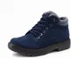 Blaue Winterschuhe
