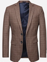 Braune Taillierte Blazer