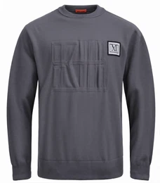 Graue Wollpullover