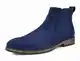 Blaue Stiefeletten