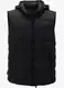 Schwarze Puffer Westen