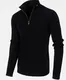 Schwarze Fleece Pullover