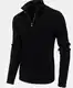 Schwarze Fleece Pullover