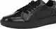Schwarze Plateau-Sneaker