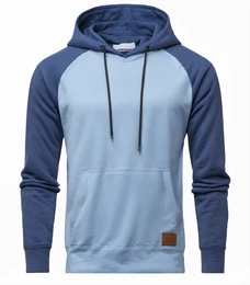 Blaue Hoodies