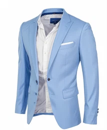 Hellblaue klassische Blazer
