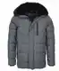 Grau Duffle Mantel Winter für Männer