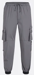 Schwarze Cargo-Jogginghosen