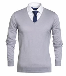 Graue Basic Pullover
