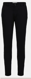 Schwarze Musselin Hosen