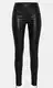 Černé Skinny Kožené Kalhoty