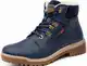 Blaue Winterstiefeletten