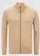 Beige Strickfleecejacken