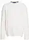 Weiße Basic Pullover