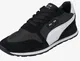 Schwarze Leder Sneaker Schwarze Leder Sneaker
