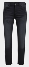 Schwarze High Waist Jeans