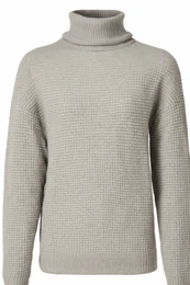 Hellgraue Winterpullover